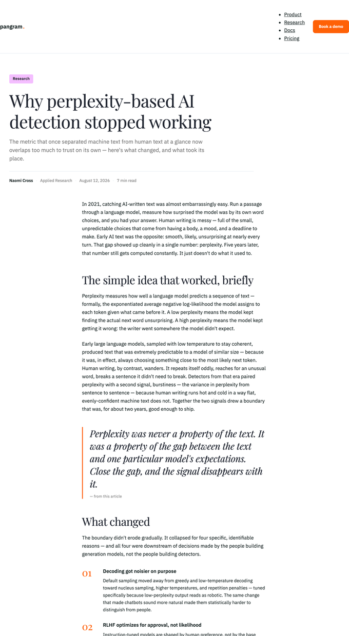 The article page built by s-low